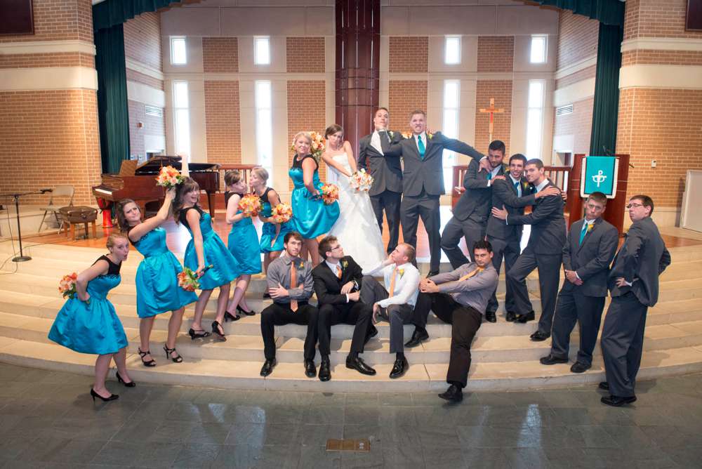 Pinterest for Wedding Photography bridal party acting crazy