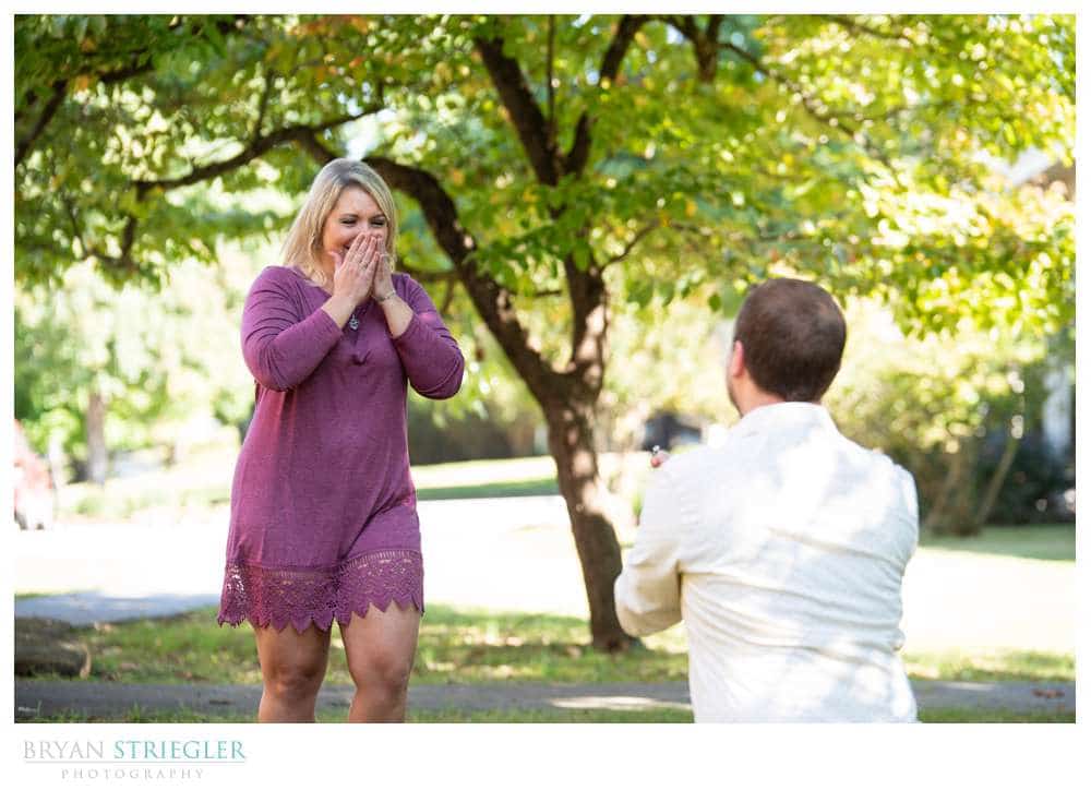 reaction to marriage proposal