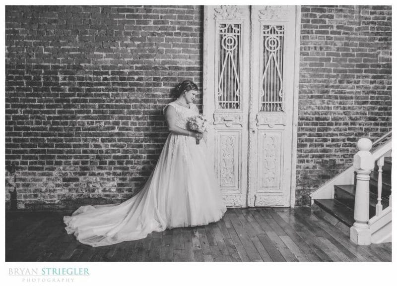 bride near doors at Ravington