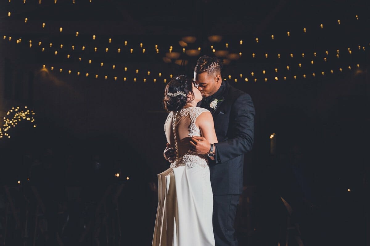 first dance at Barn at the Springs