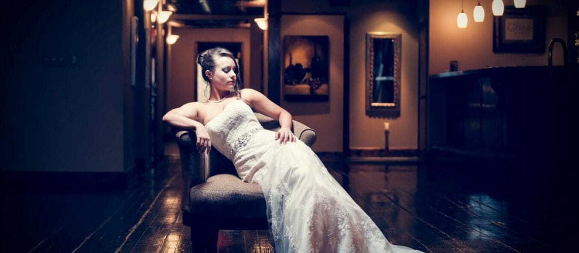 Bride in chair at the Grand at 117