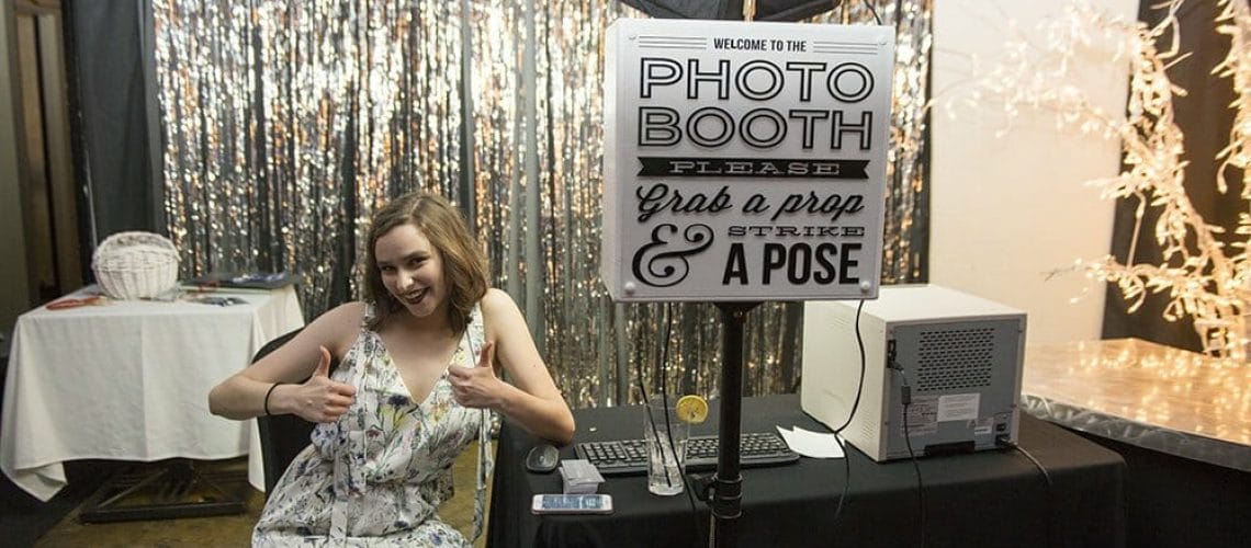 Photo booth for weddings